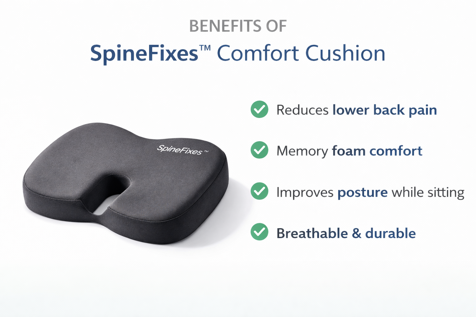 SpineFixes™ Comfort Cushion